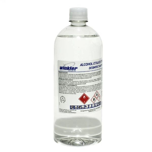 alcohol desnaturalizado 70% 1L winkler