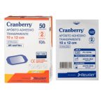 aposito adhesivo transparente 10x12 50u cranberry