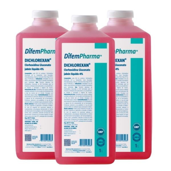 clorhexidina gluconato 4% 1L difemfarma