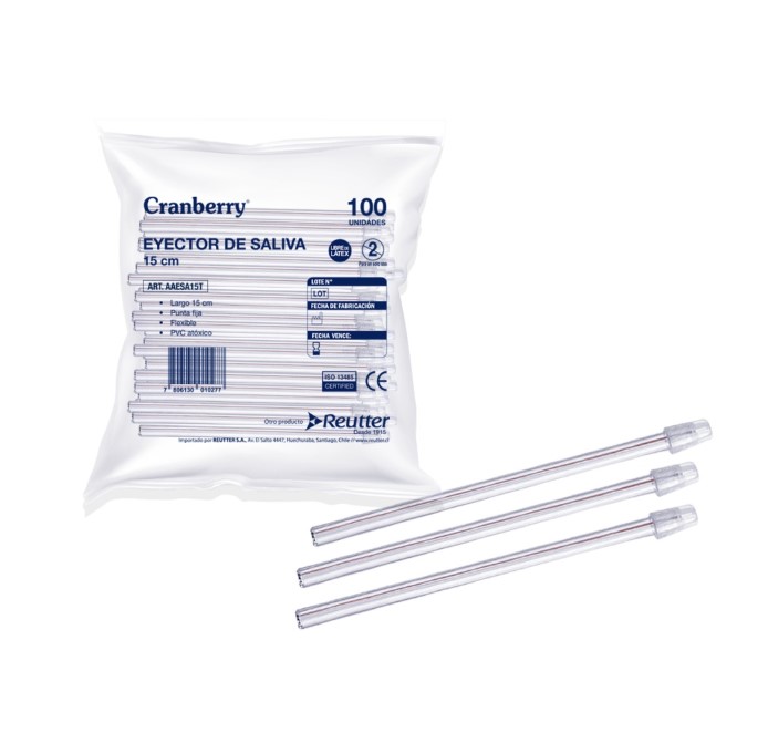 eyector-de-saliva-100-unidades-cranberry eyector de saliva 100 unidades cranberry - Imagen 1