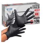 guante de nitrilo negro l 100u topsafe