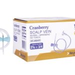 scalp vein 23g 100u cranberry