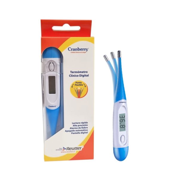 termometro cranberry clinico digital punta flexible